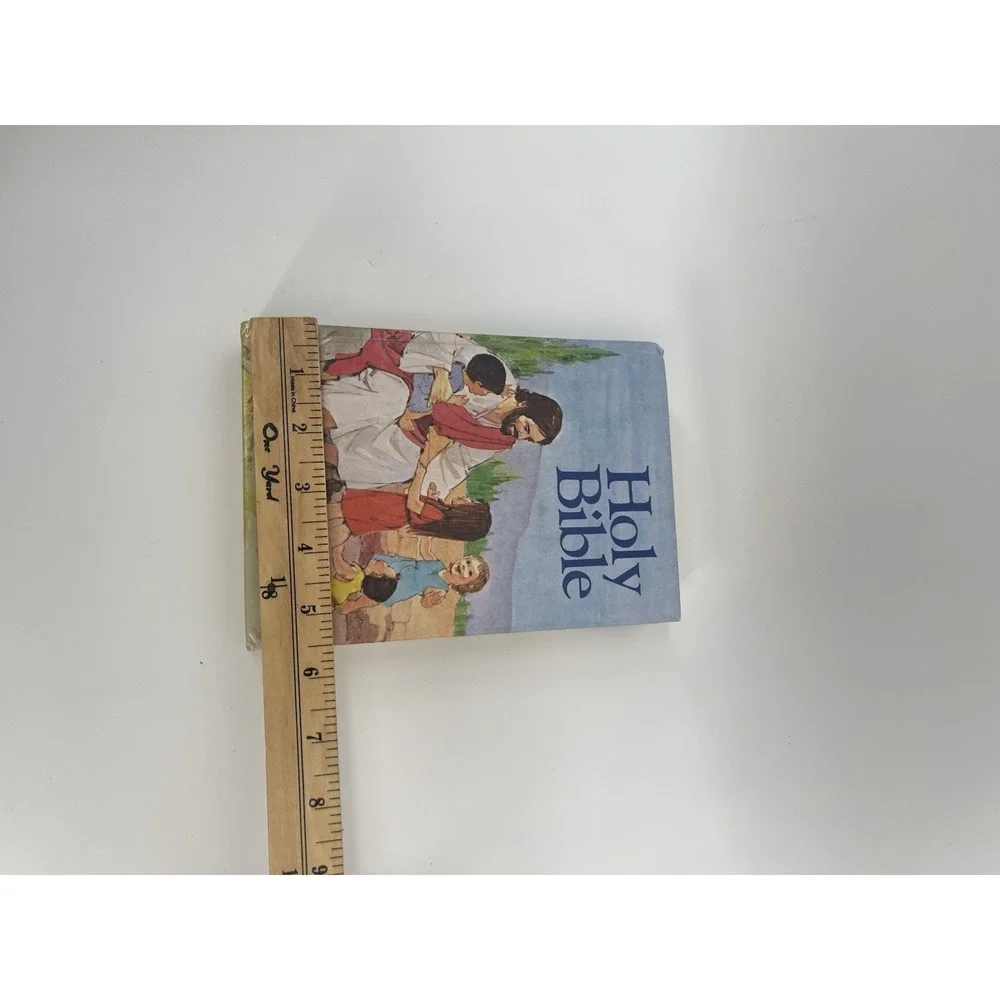 Vintage 1991 Children's Holy Bible Read to Me 1st Edition HC Jesus Pray Holman